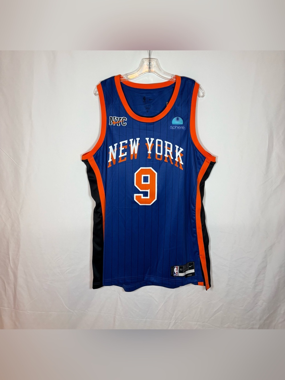 Nike New York Knicks #9 Barrett City Edition Swingman Basketball Jersey 52 XL